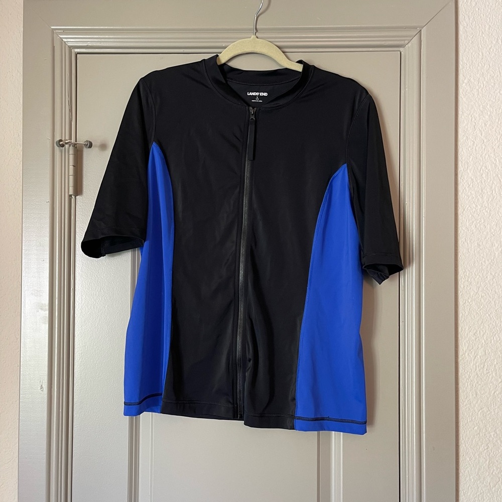 Lands End 3/4 Full Zip Rashguard size Large